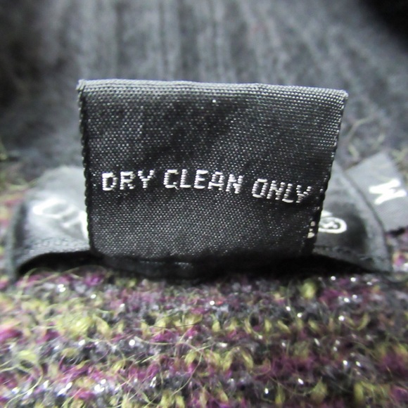 Uno & Una Vintage Wool Blend Knit Cardigan Size Medium Oversized - Picture 12 of 12